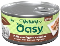OASY Dog Natury Soft Jelly Kurczak Wątroba Warzywa 150g