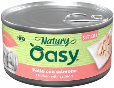 OASY Dog Natury Soft Jelly Kurczak z Łososiem 150g