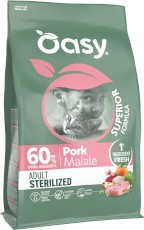 OASY Cat Superior Adult Sterilized Pork Wieprzowina 1,5kg