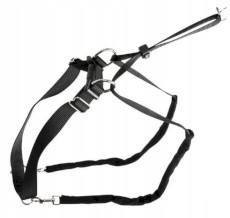 KERBL Uprząż dla psa Maxi Leader Czarna 45-60cm