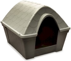 STEFANPLAST Buda dla psa Happy Home Large szara