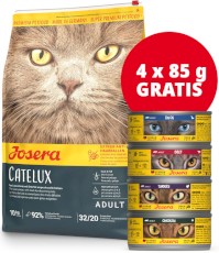 JOSERA Cat CATELUX Adult 10kg + 4 Puszki GRATIS!