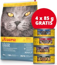JOSERA Cat LEGER Adult 10kg + 4 Puszki GRATIS!