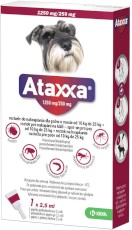 KRKA Ataxxa Krople dla psa na kleszcze pchły 10-25kg 1szt.