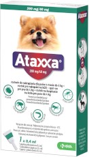 KRKA Ataxxa Krople dla psa na kleszcze pchły do 4kg 1szt.