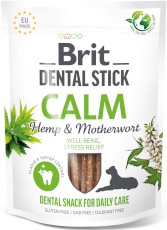 BRIT Dog Dental Stick Calm Konopie Serdecznik Dobre Samopoczucie 251g