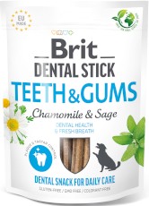 BRIT Dog Dental Stick Teeth / Gums Rumianek Szałwia Zdrowe Zęby i Świeży Oddech 251g