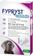 FYPRYST Combo Psy >40kg Krople na kleszcze pchły 1szt.