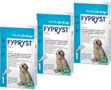 FYPRYST Spot-On Psy 20-40kg Krople na kleszcze pchły 3szt.