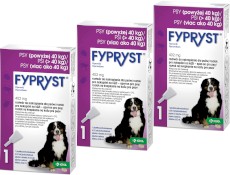 FYPRYST Spot-On Psy >40kg Krople na kleszcze pchły 3szt.