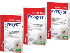 FYPRYST Spot-On Psy 2-10kg Krople na kleszcze pchły 3szt.
