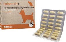 NUTRAVET NutraMarin+ na zdrowie wątroby dla psów i kotów 30tab