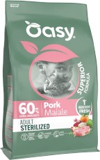 OASY Cat Superior Adult Sterilized Pork Wieprzowina 300g