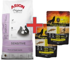 ARION Original Sensitive Adult Small Lamb 2kg + 200g Karmy SuperPremium GRATIS !!