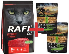 DOLINA NOTECI RAFI Cat Adult Wołowina 7kg + 200g Karmy SuperPremium GRATIS !!