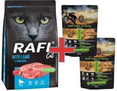 DOLINA NOTECI RAFI Cat Adult Jagnięcina 7kg + 200g Karmy SuperPremium GRATIS !!