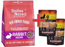 DOLINA NOTECI SUPERFOOD Junior Danie Królik 1kg + 200g Karmy SuperPremium GRATIS !!