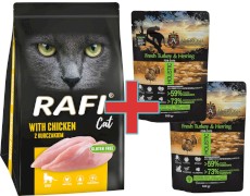 DOLINA NOTECI RAFI Cat Adult Kurczak 7kg + 200g Karmy SuperPremium GRATIS !!