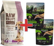 Vet Expert RAW PALEO HG Lamb Barley Adult 10kg + 200g Karmy SuperPremium GRATIS !!