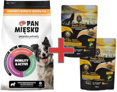 PAN MIĘSKO Mobility Active dla psów 3kg + 200g Karmy SuperPremium GRATIS !!