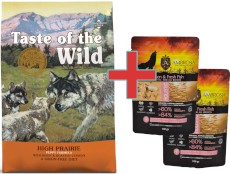 TASTE OF THE WILD Canine High Prairie Puppy 2kg + 200g Karmy SuperPremium GRATIS !!