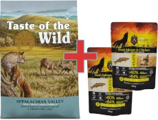 TASTE OF THE WILD Canine Appalachian Valley 2kg + 200g Karmy SuperPremium GRATIS !!