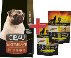 FARMINA CIBAU Sensitive Lamb Mini 2,5kg + 200g Karmy SuperPremium GRATIS !!