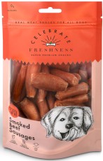 CELEBRATE FRESHNESS Smoked Beef Sausages Wędzone Kiełbaski z Wołowiny bez zbóż 100g