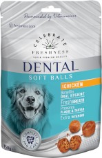 CELEBRATE FRESHNESS Dental Soft Balls Miękkie Kulki Kurczak 150g
