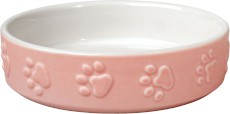 GLEE Food Drink Bowl Paw Paw Pink Miska ceramiczna Różowa 280ml