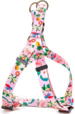 GLEE A-Type Harness Flowers Szelki Różowe XS