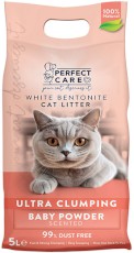 PERFECT CARE Ultra Clumping Baby Powder Żwirek bentonitowy 5l