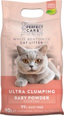 PERFECT CARE Ultra Clumping Baby Powder Żwirek bentonitowy 10l