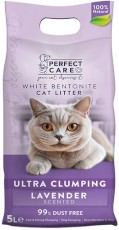 PERFECT CARE Ultra Clumping Lawendowy Żwirek bentonitowy 5l