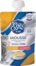 EGEO Cat Mousse Kitten Urinary Support Mus Kurczak z Łososiem 100g
