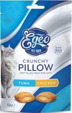 EGEO Cat Crunchy Pillow Poduszeczki Tuńczyk z Kurczakiem dla kota 60g