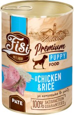PERFECT PET FISI Dog Puppy Pate Kurczak z Ryżem w Pasztecie dla szczeniąt 400g