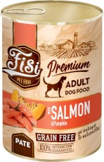 PERFECT PET FISI Dog Adult GF Pate Łosoś z Dynią bez zbóż w Pasztecie dla psa 400g