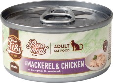 PERFECT PET FISI Cat Adult Pure Meat Makrela Kurczak w Rosole dla kota 80g