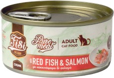 PERFECT PET FISI Cat Adult Pure Meat Chunk Karmazyn Łosoś dla kota 170g