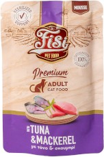 PERFECT PET FISI Cat Adult Tuńczyk Makrela w Musie dla kota 80g