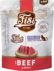 PERFECT PET FISI Cat Adult Sterilized Fillet Wołowina w Galaretce dla kota 300g
