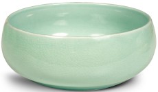 GLEE Food Drink Bowl Shimmer Miska ceramiczna M Zielona 700ml