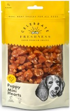 CELEBRATE FRESHNESS Chicken Puppy Mini Hearts Małe Serduszka dla szczeniąt 100g