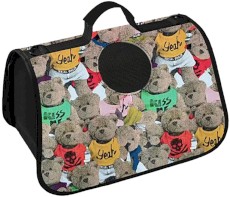 GLEE Torba Transportowa Teddies Small 34x19x27 cm dla psa i kota
