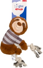 GLEE Panda Climb Rope Squeaky pluszowa panda dla psa z linami i piszczałką