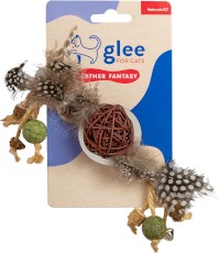 GLEE Naturals Piórkowa Fantazja z Kocimiętką naturalna zabawka dla kota