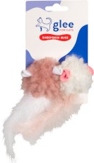 GLEE For Cats Sheepskin Mice Twins z kocimiętką zestaw dwóch miękkich myszek dla kota