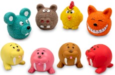 GLEE Pet Funny Latex zabawka dla psa z piszczałką 7 cm mix wzorów zwierzątek