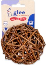 GLEE For Mammals Naturalna Piłka Wiklinowa 11 cm dla królików i gryzoni